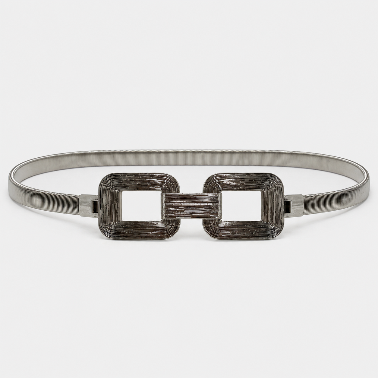 Cinto Feminino de Metal Fivela Quadrada