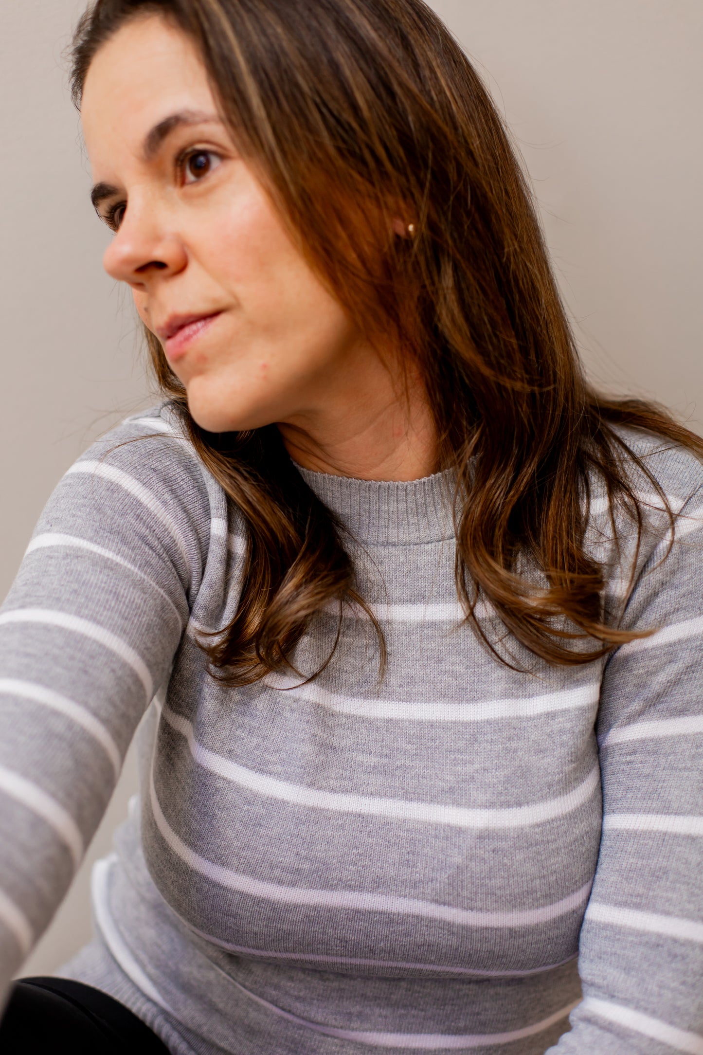 TRICÔ LISTRADO GOLA REDONDA