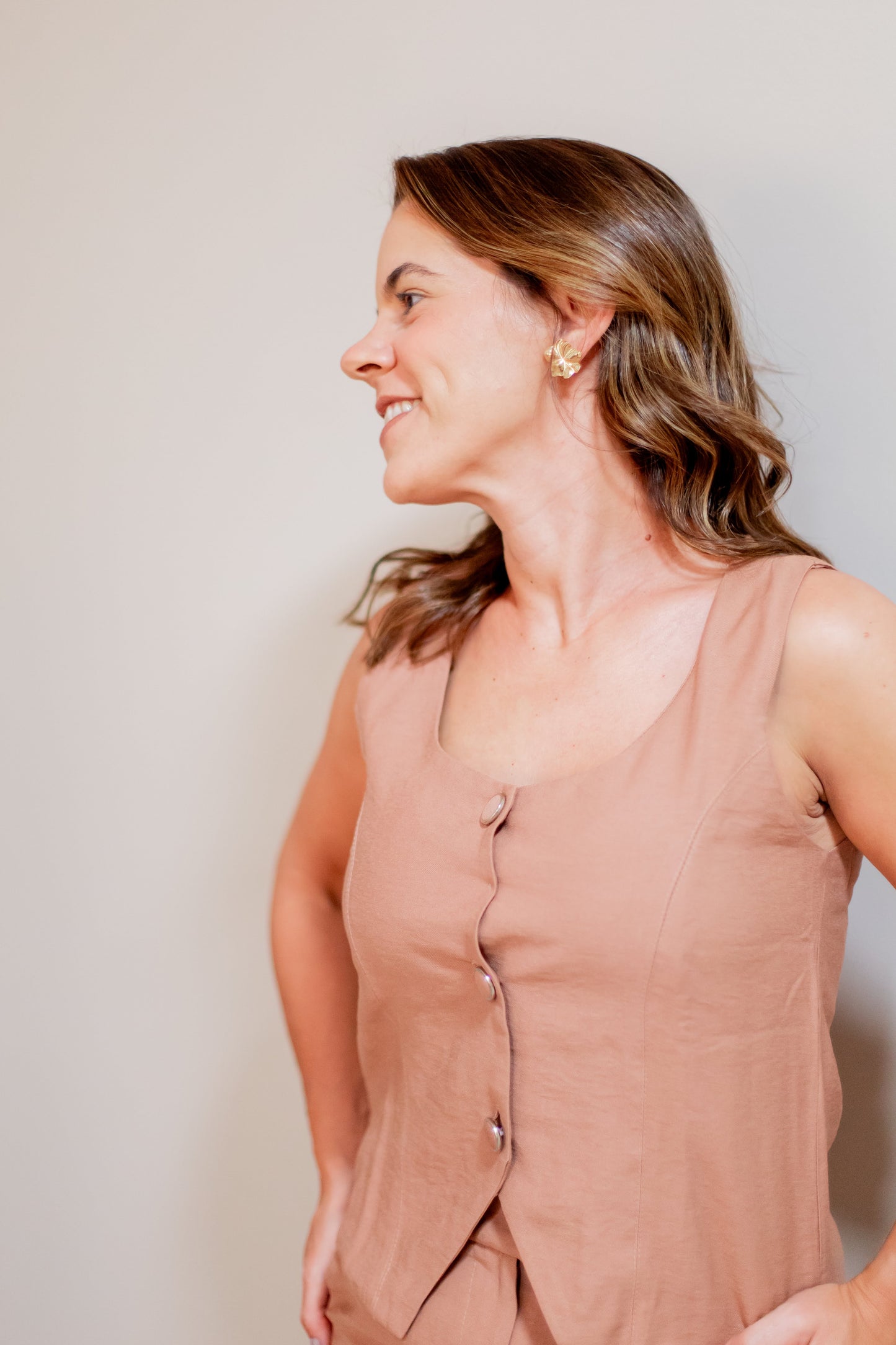 COLETE ALFAIATARIA 3 BOTÕES