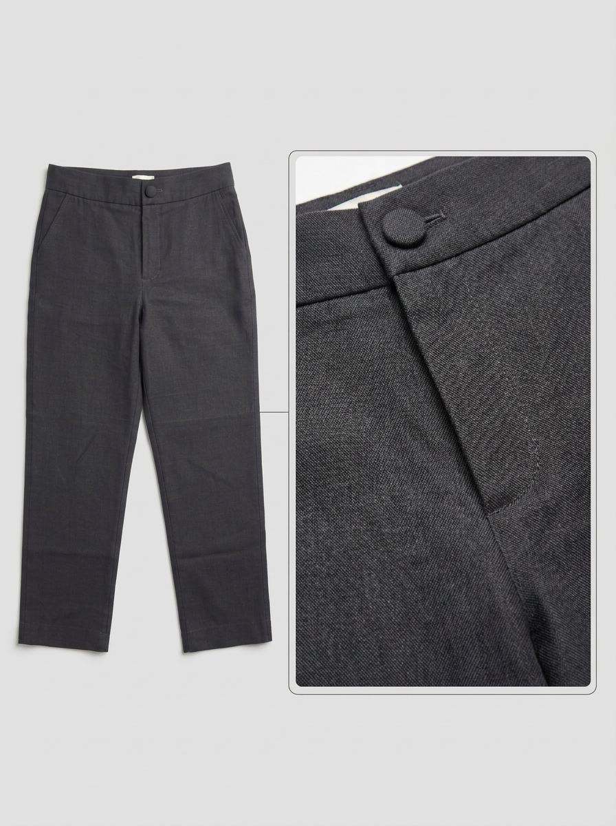 Calça Cigarrete Reta Alfaiataria | Leluce