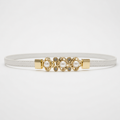 Cinto Três Pérolas Dourado