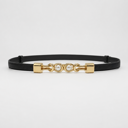 Cinto Pérola Minimal Dourado