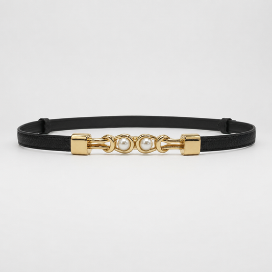 Cinto Pérola Minimal Dourado