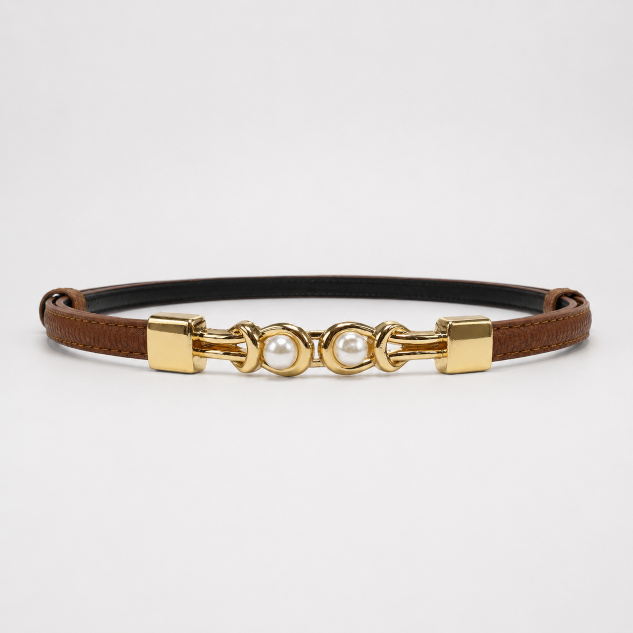 Cinto Pérola Minimal Dourado