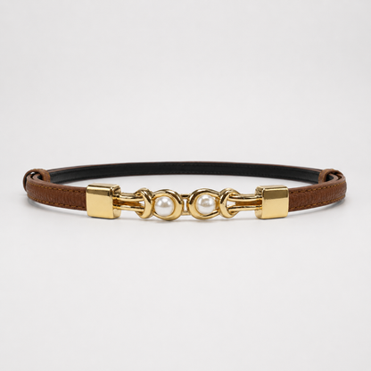 Cinto Pérola Minimal Dourado