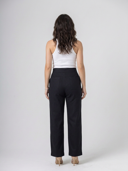 Calça Cigarrete Reta Alfaiataria | Leluce