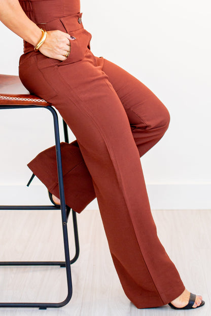 Calça Reta Alfaiataria Marrant