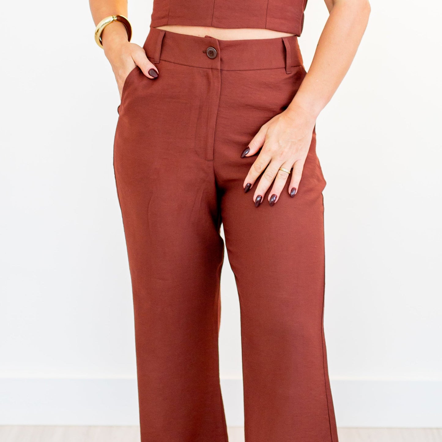 Calça Reta Alfaiataria Marrant