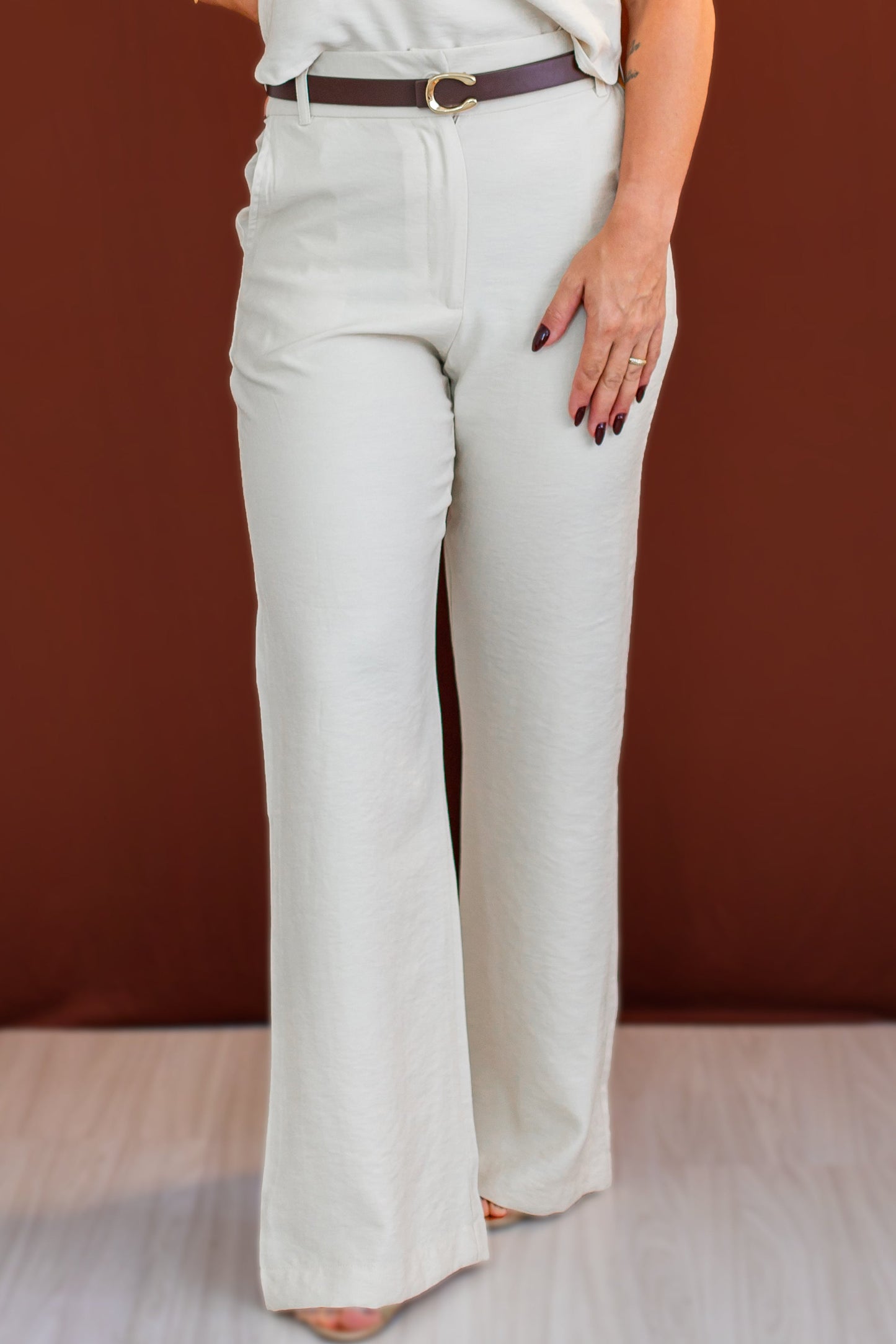 Calça Reta Alfaiataria Marrant
