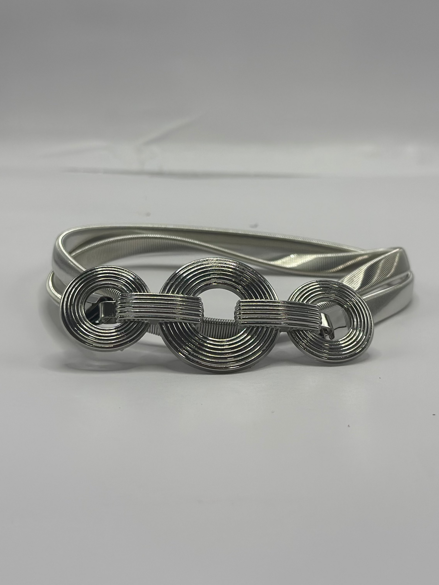 Cinto Feminino de Metal Fivela Redonda*