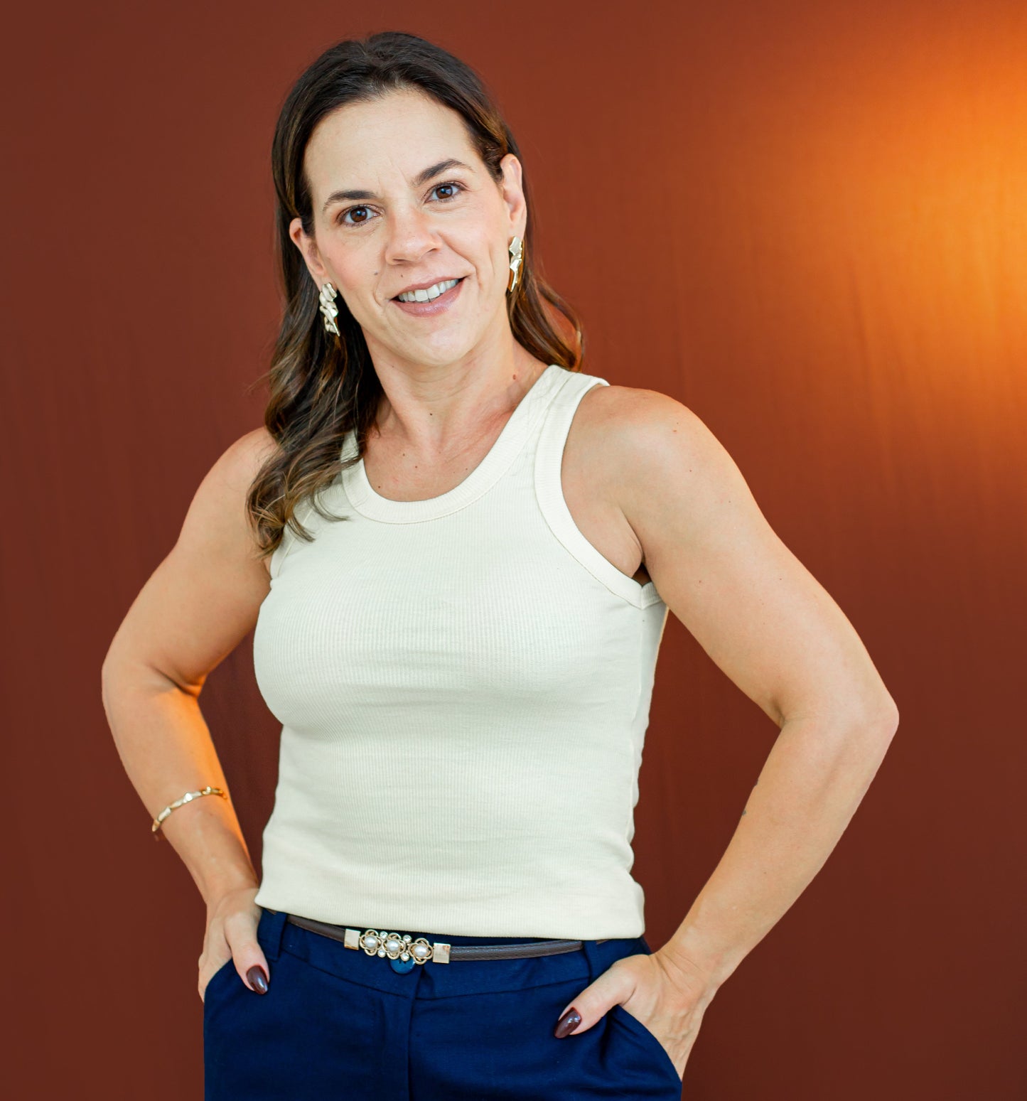 BLUSA REGATA CANELADA