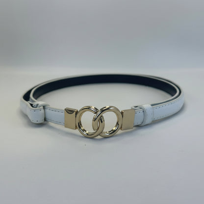 Cinto Fivela Dupla Dourada